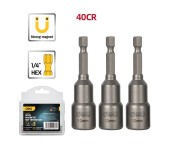 Set Kunci Sok Magnetik Deli EDL4812T (Magnetic Nut Driver Set) Presisi & Cepat